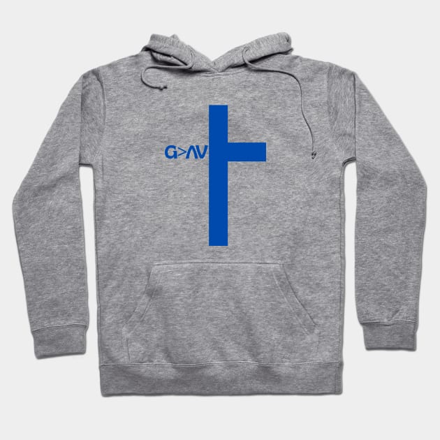 God Is Greater Than The Highs And Lows Hoodie by All Things Gospel